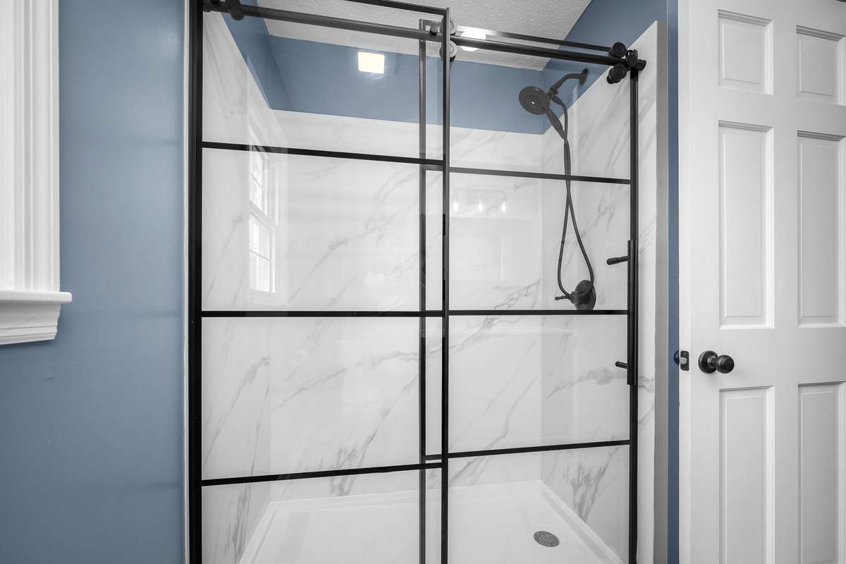 One more look at the primary bathroom.