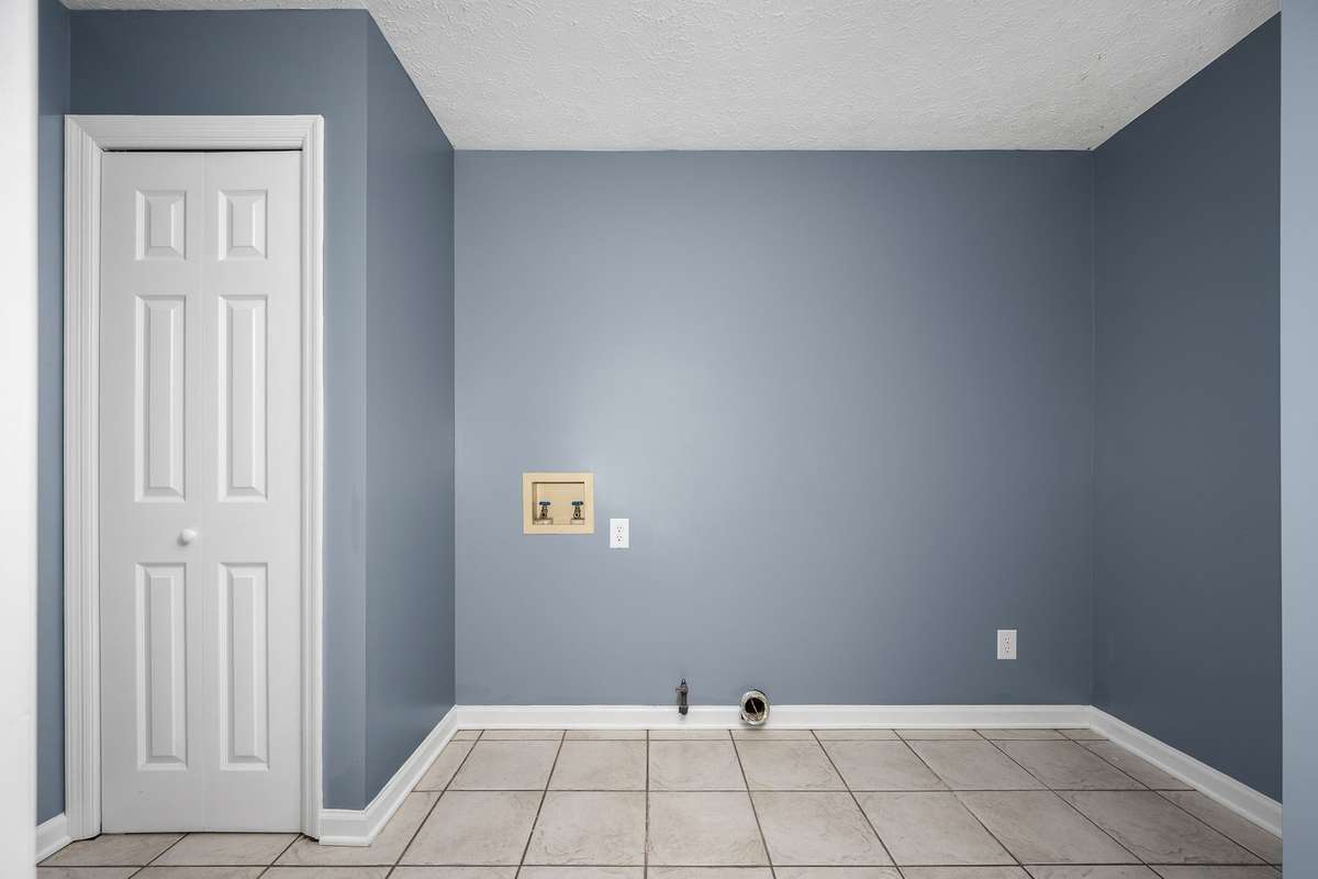 The laundry room.