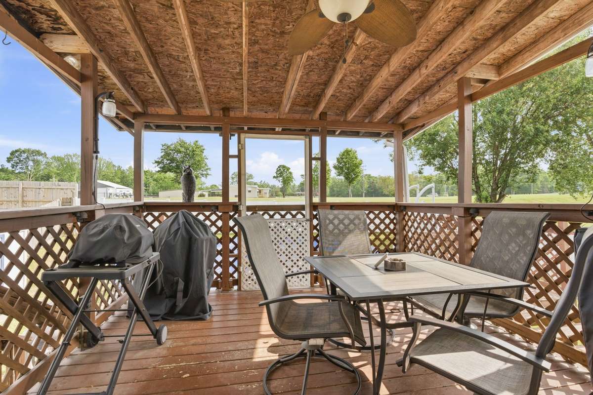 Covered patio