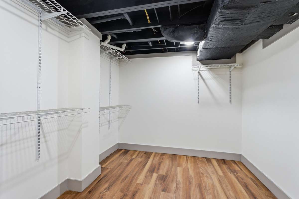Large walk in closet