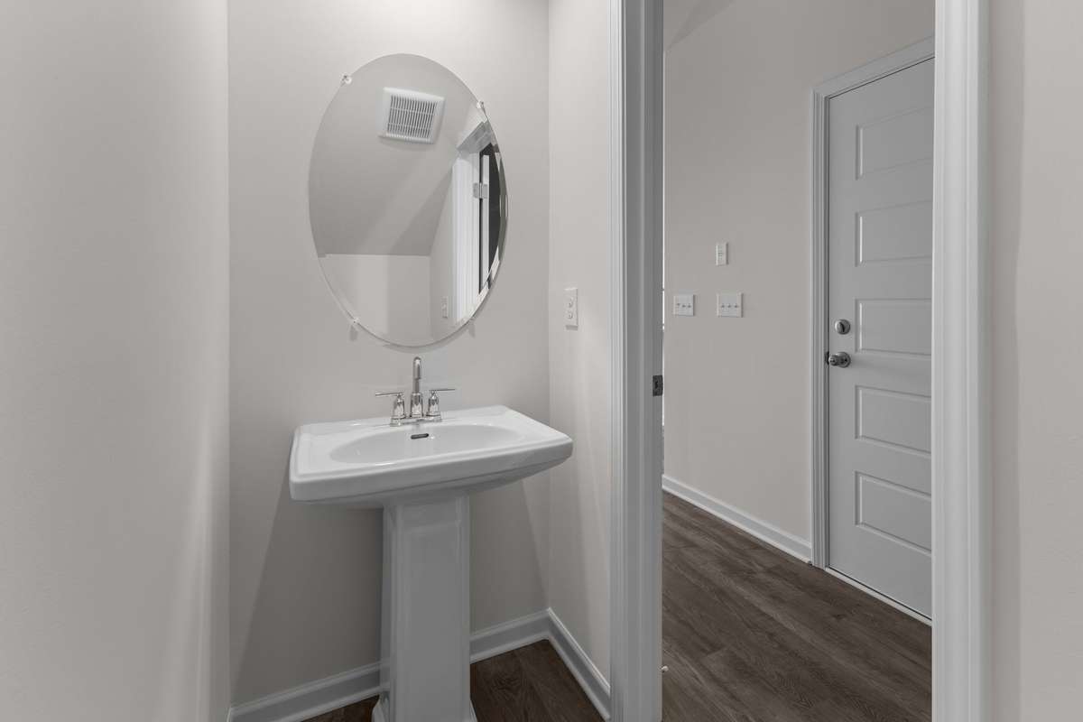 Powder Room on 1st floor(Stock Photos of Similar Model)