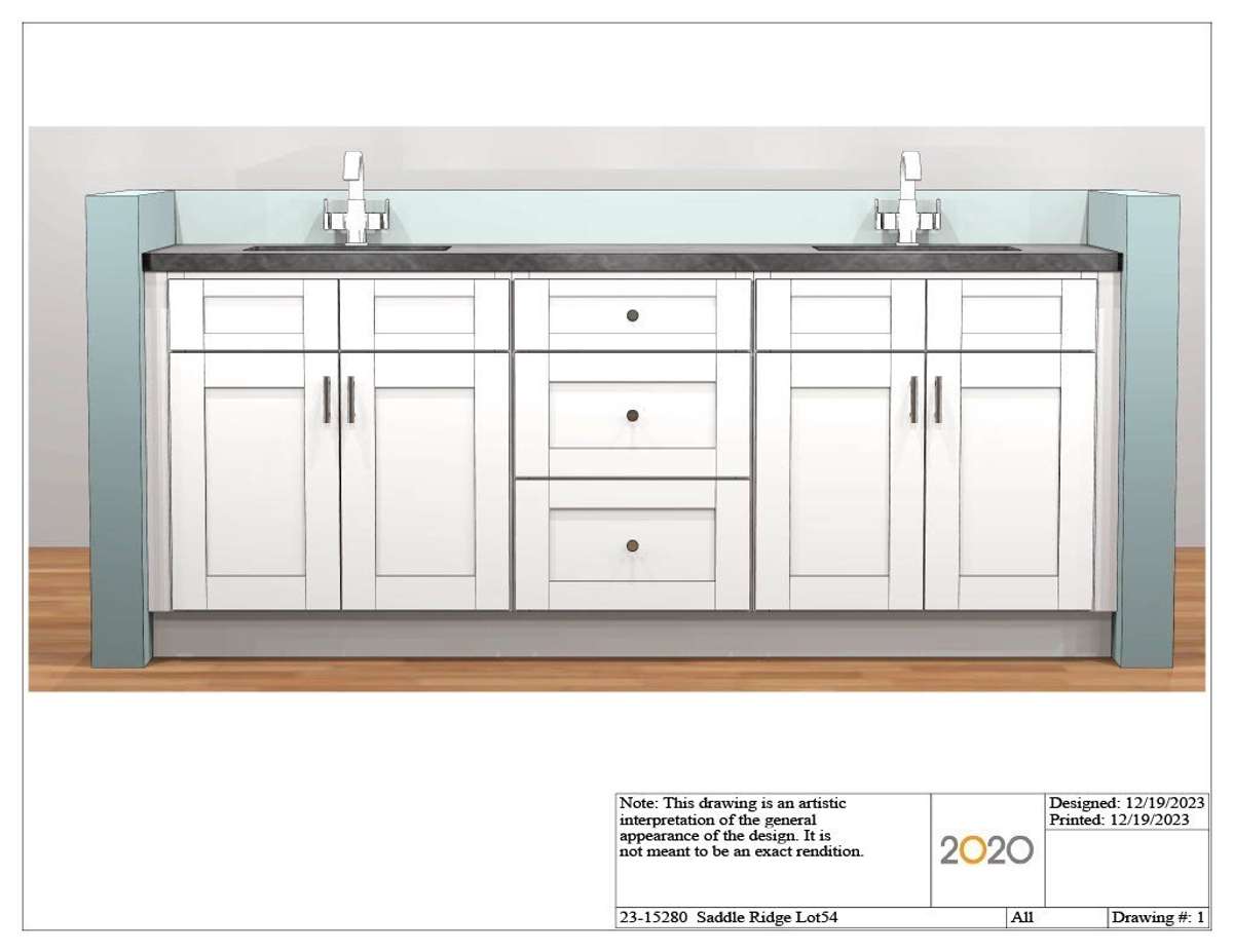 Example of the type of  design features available for this home.