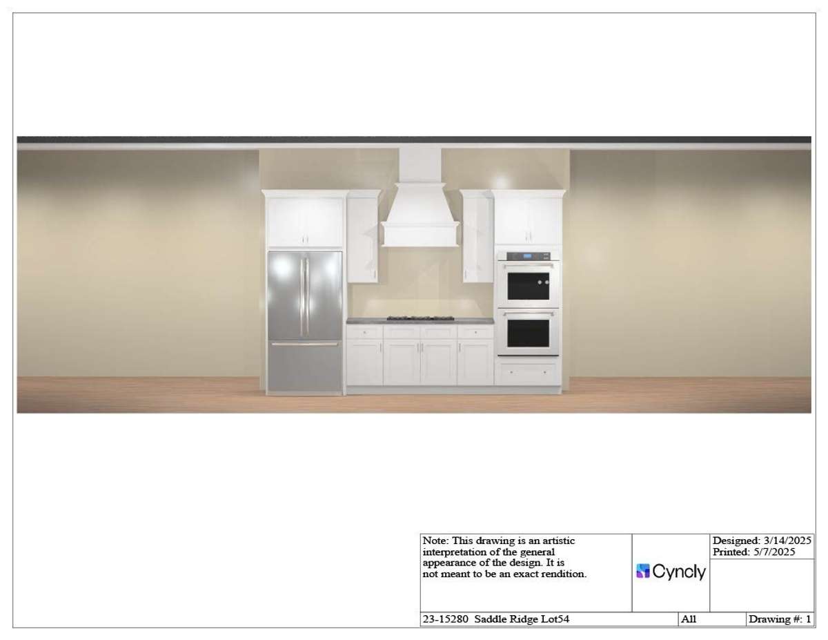 Example of the type of  design features available for this home.