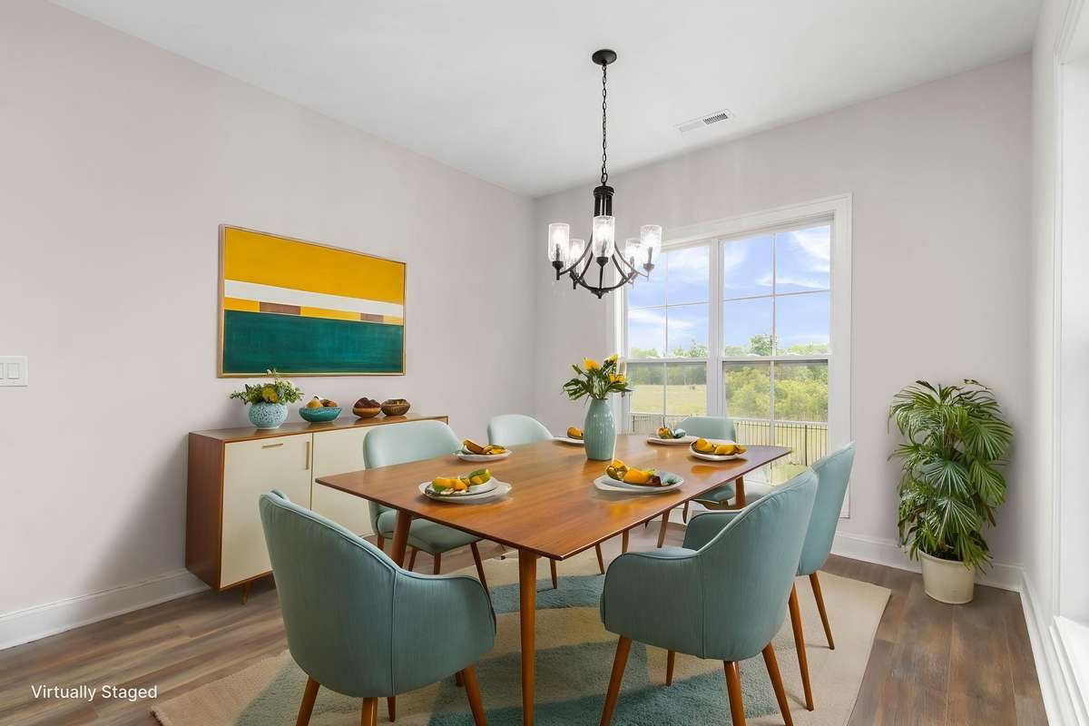 digital staging - dining room