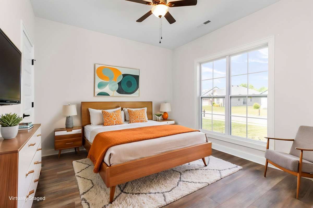 digital staging, guest bedroom