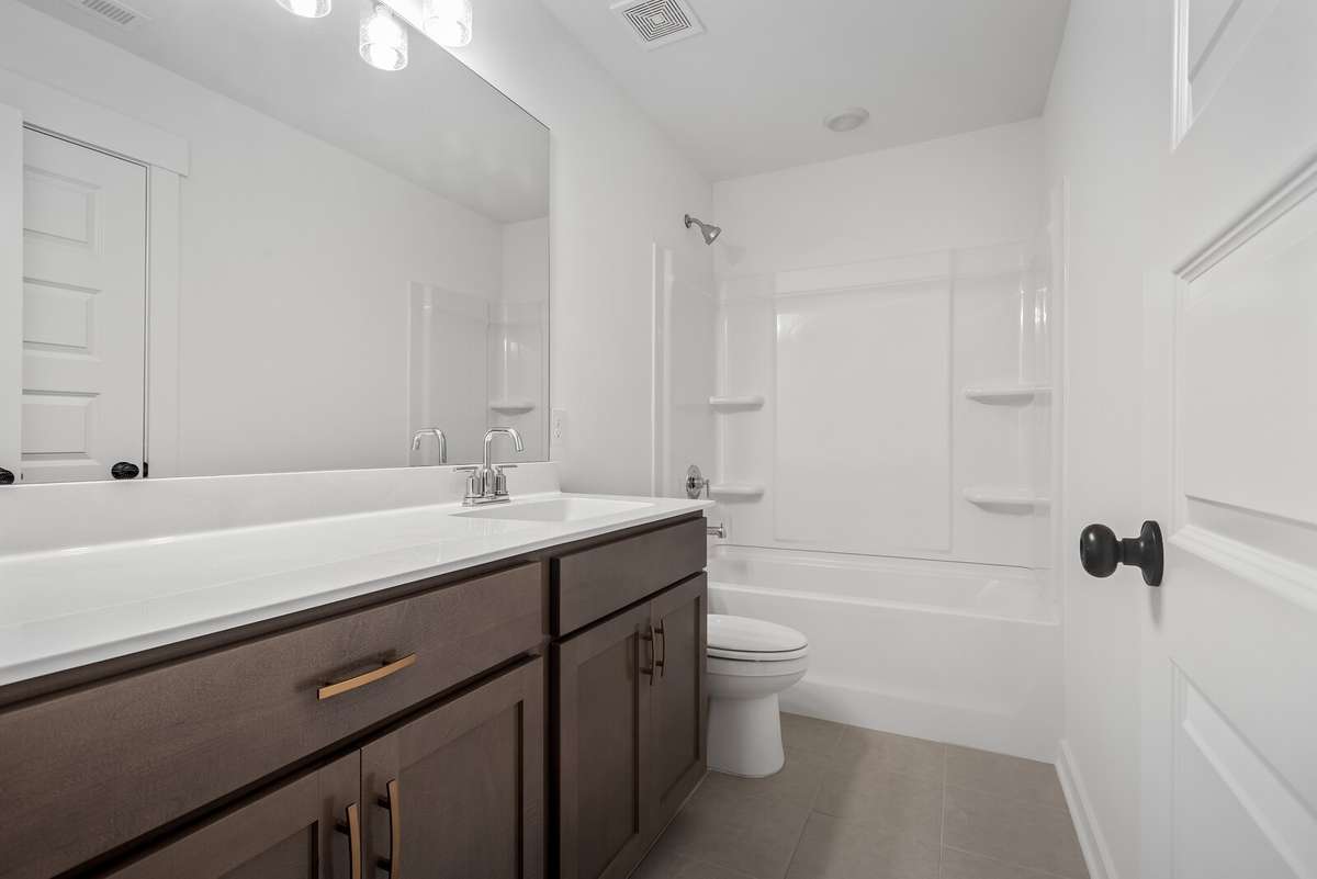 Picture of Ridgeport model home.  Colors and selections may vary