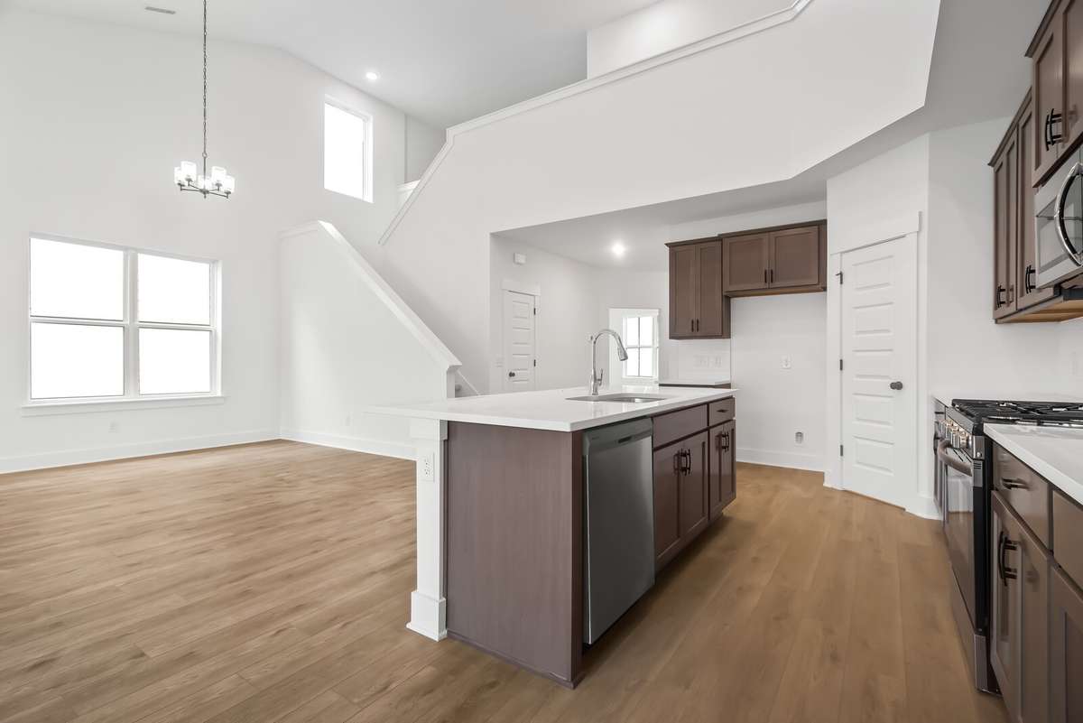 Picture of Ridgeport model home.  Colors and selections may vary