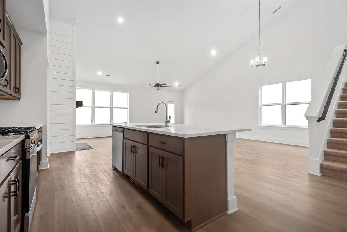 Picture of Ridgeport model home.  Colors and selections may vary