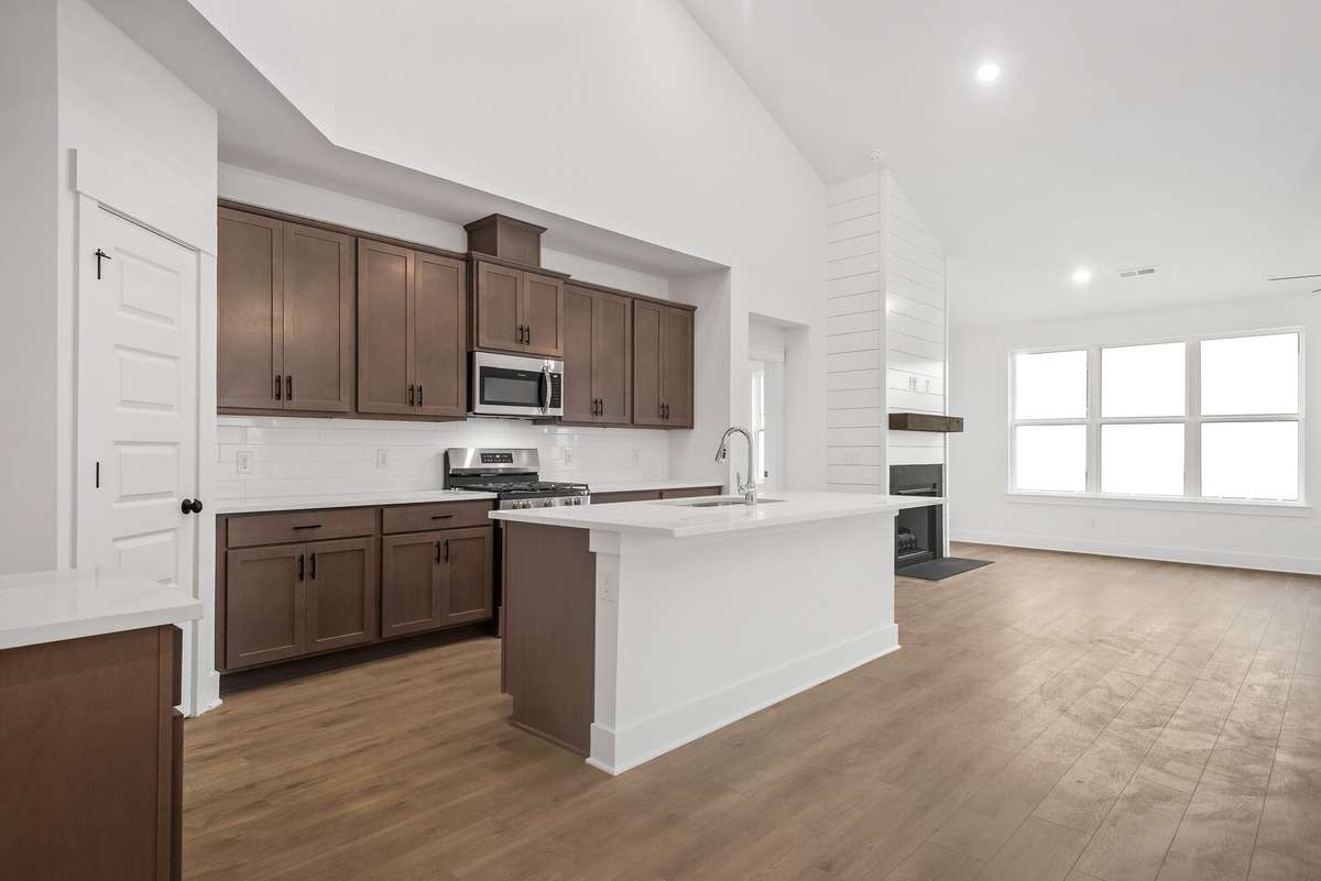 Picture of Ridgeport model home.  Colors and selections may vary