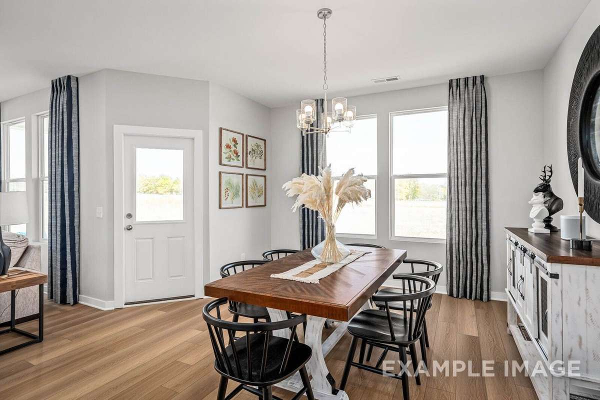 Picture of Model home and not of actual home being built.  Colors and selections may vary.