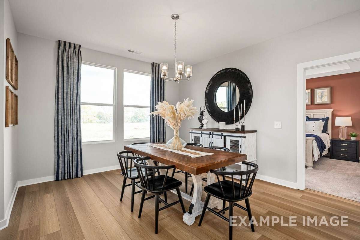 Picture of Model home and not of actual home being built.  Colors and selections may vary.