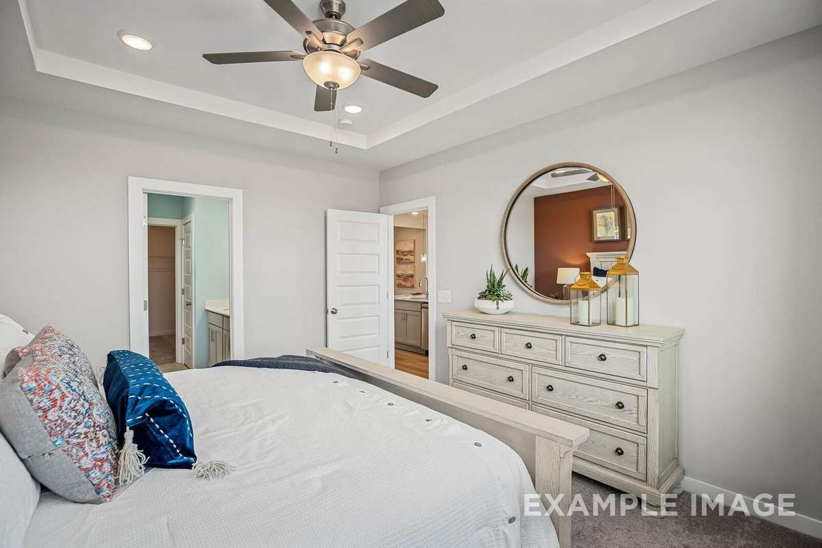 Picture of Model home and not of actual home being built.  Colors and selections may vary.