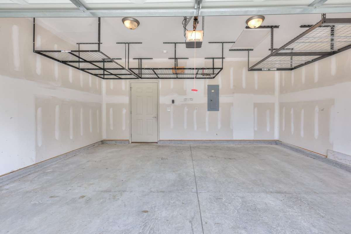 Garage with storage