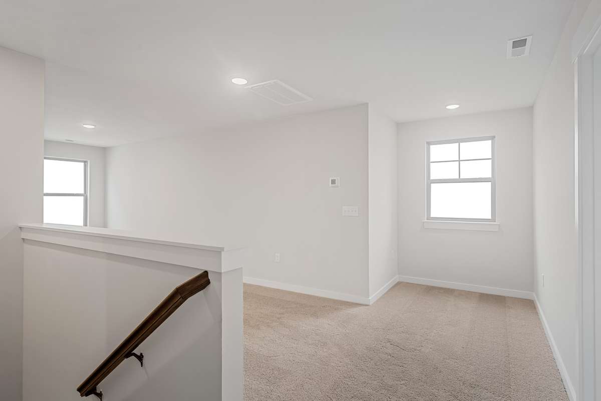Picture of model home and not of actual home being built.