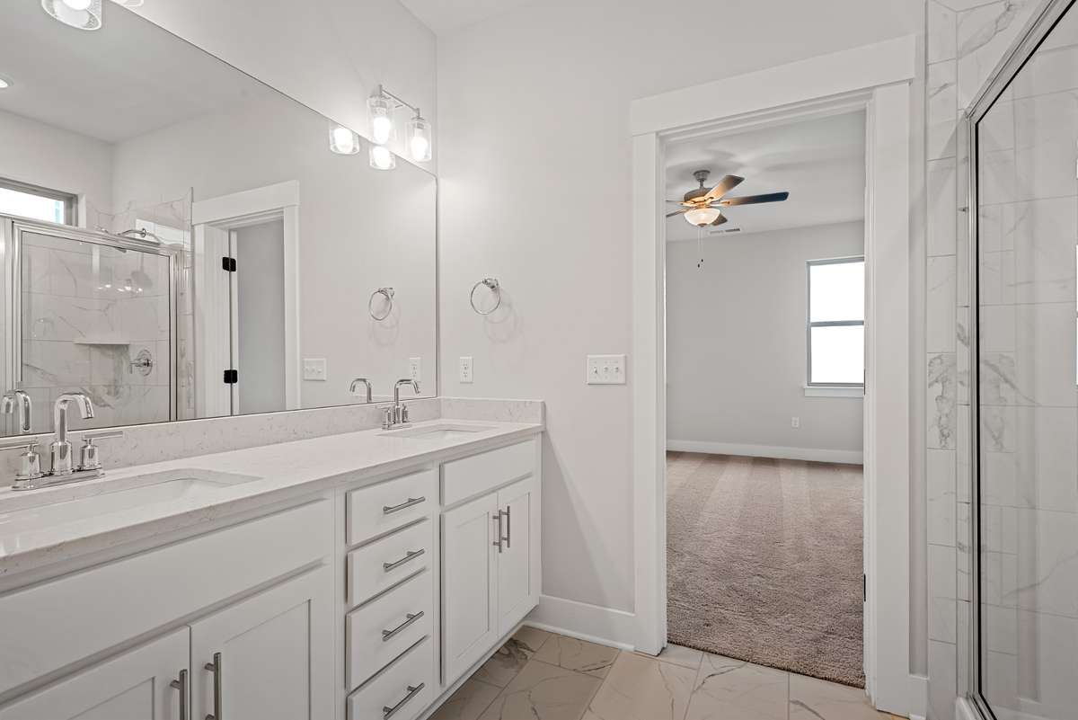 Picture of model home and not of actual home being built.