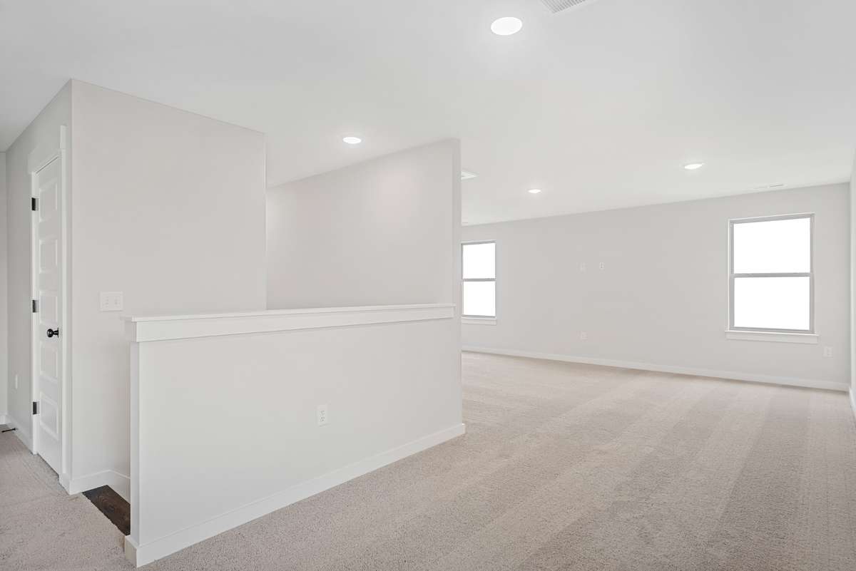 Picture of model home and not of actual home being built.