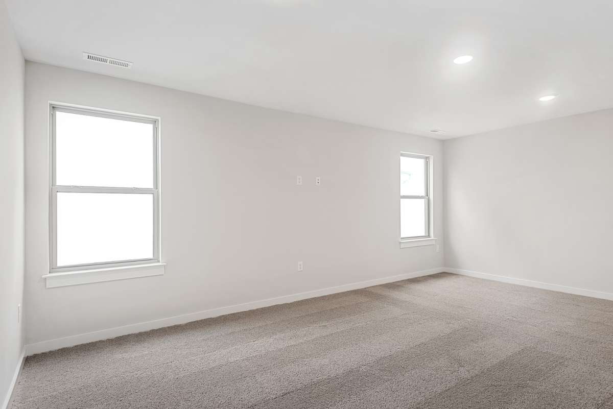Picture of model home and not of actual home being built.
