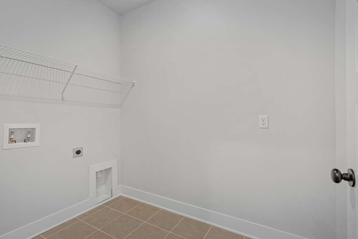 Picture of model home and not of actual home being built.