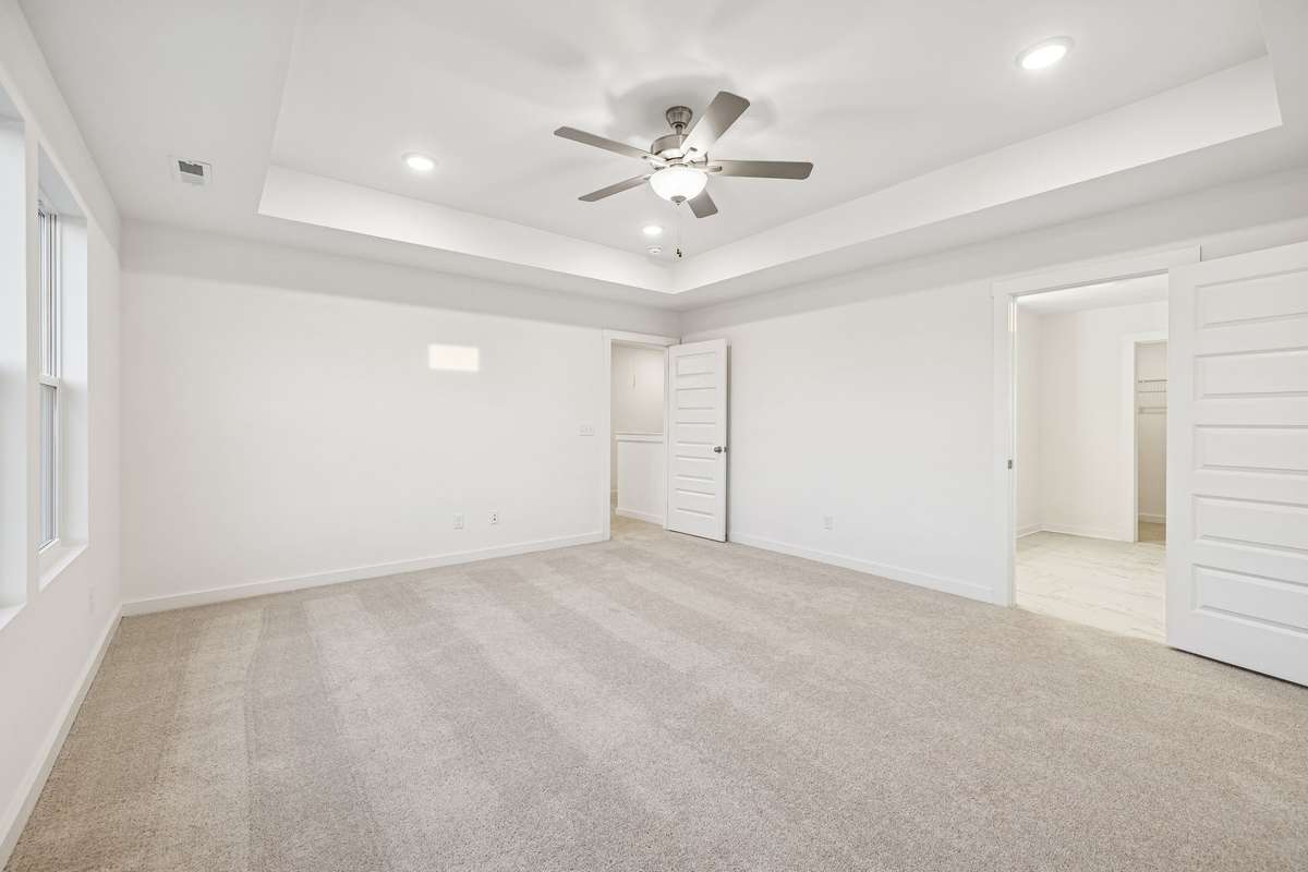 Picture of model home and not of actual home being built