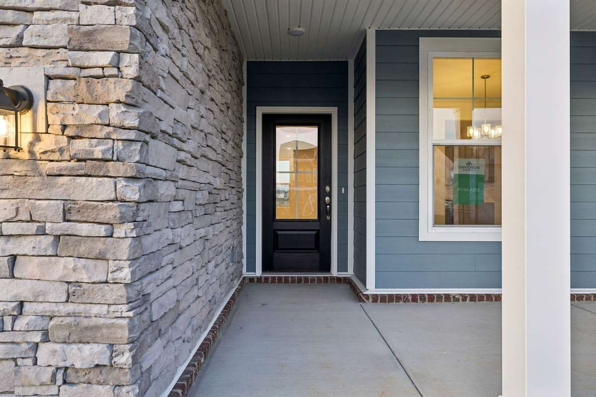Picture of model home and not of home being built.  Colors and selections may vary
