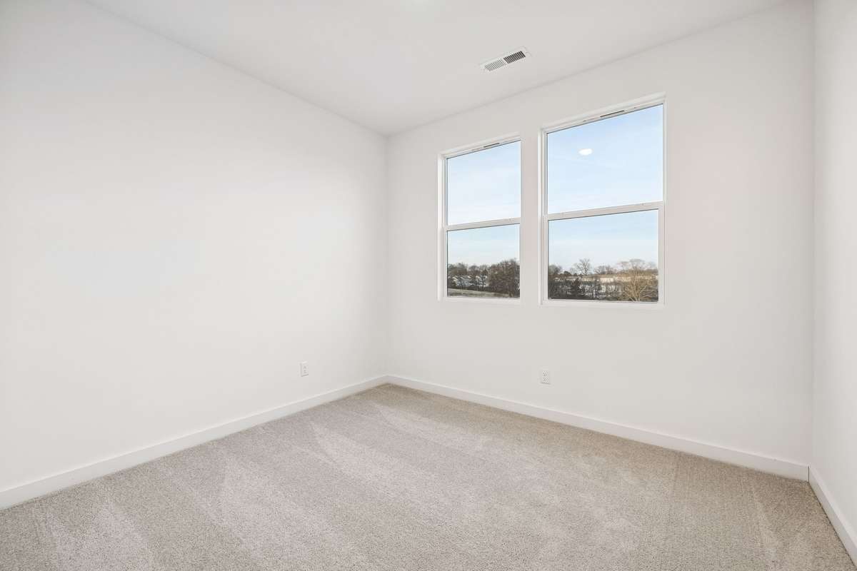Picture of model home and not of actual home being built.  Separate office area that will have door and perfect for working at home or crafts.