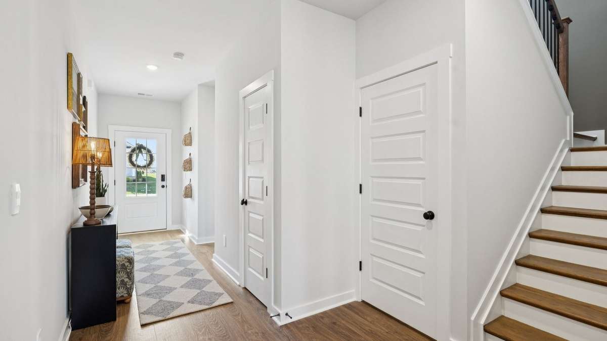 Images of a Milford floor plan.  Some features/options may vary...