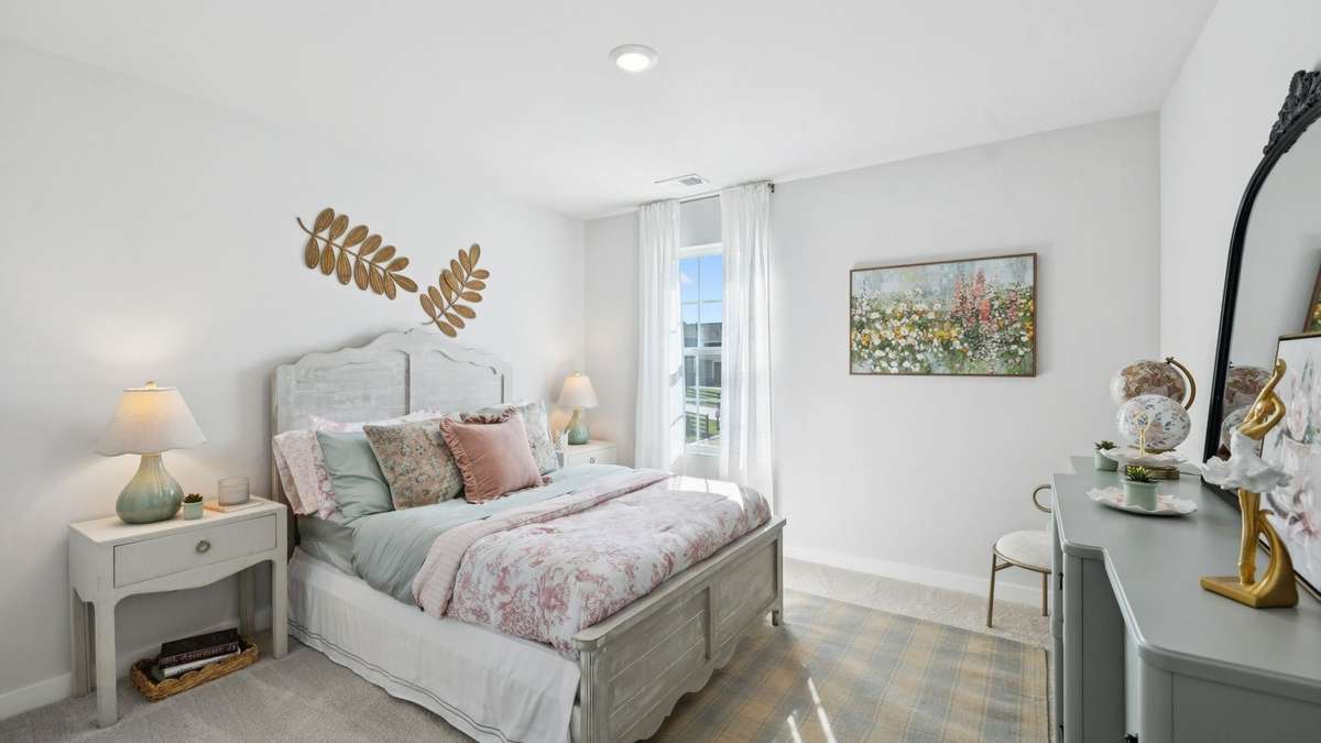 Images of a Milford floor plan.  Some features/options may vary...