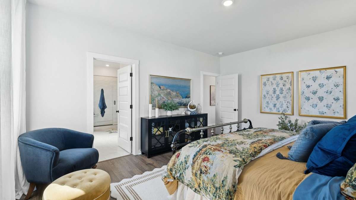 Images of a Milford floor plan.  Some features/options may vary...