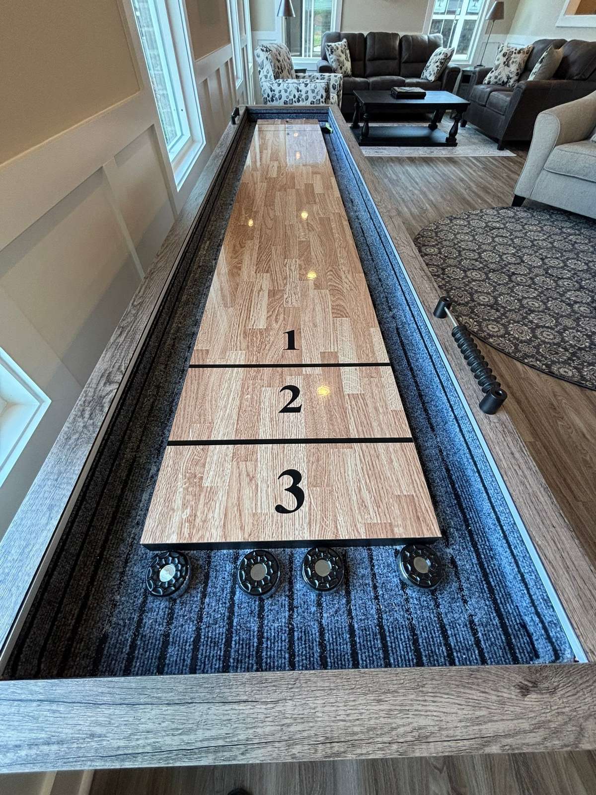 Shuffleboard in Community Clubhouse