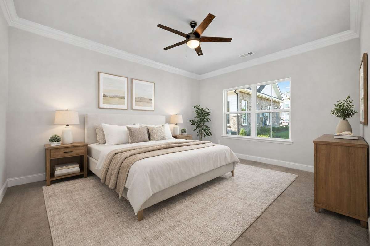 Pic is virtually staged image of previously completed home of same floorplan. Features and finishes may vary.