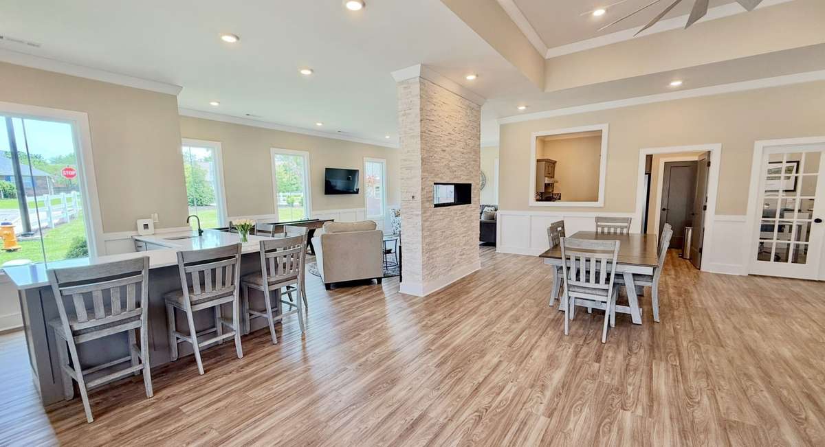 Plenty of Room for Gatherings in Community Clubhouse