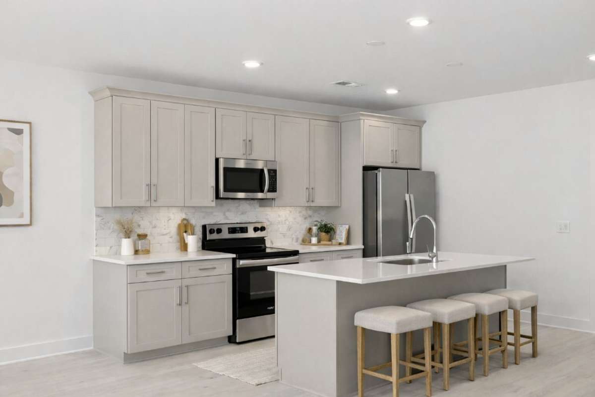 Photo is a rendering. Selections, options, and colors may vary.
