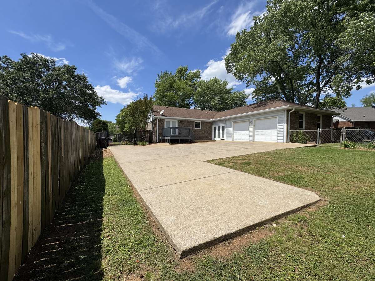 Picture took in far backyard to show how much room is available!!
