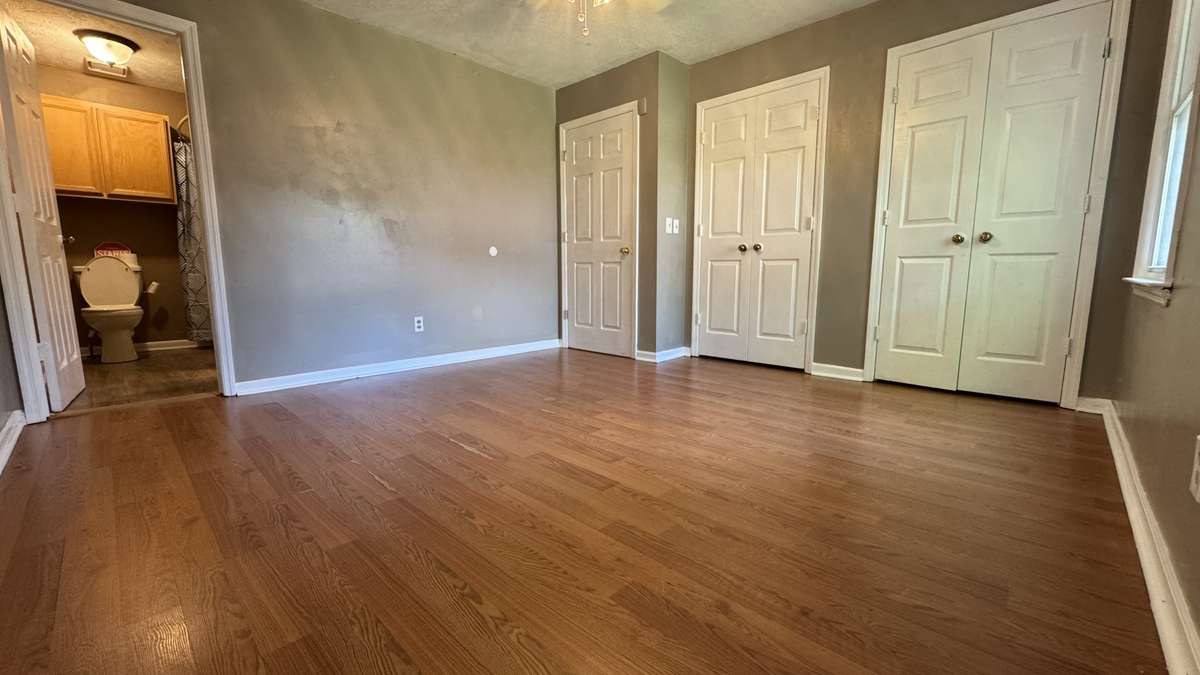 Double closet in Master Bed room