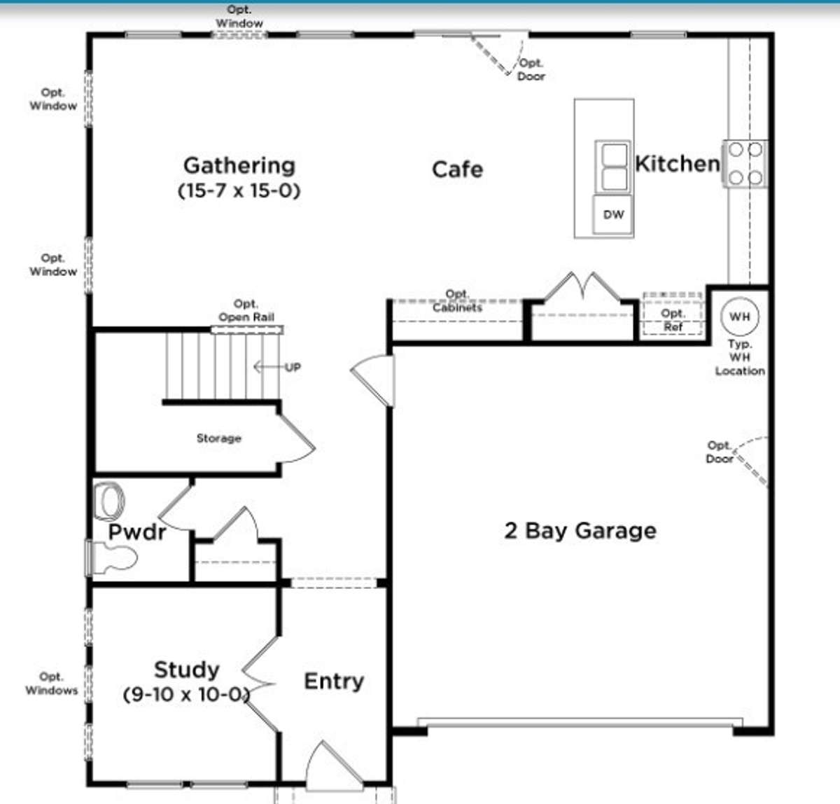 actual floorplan of homesite 9