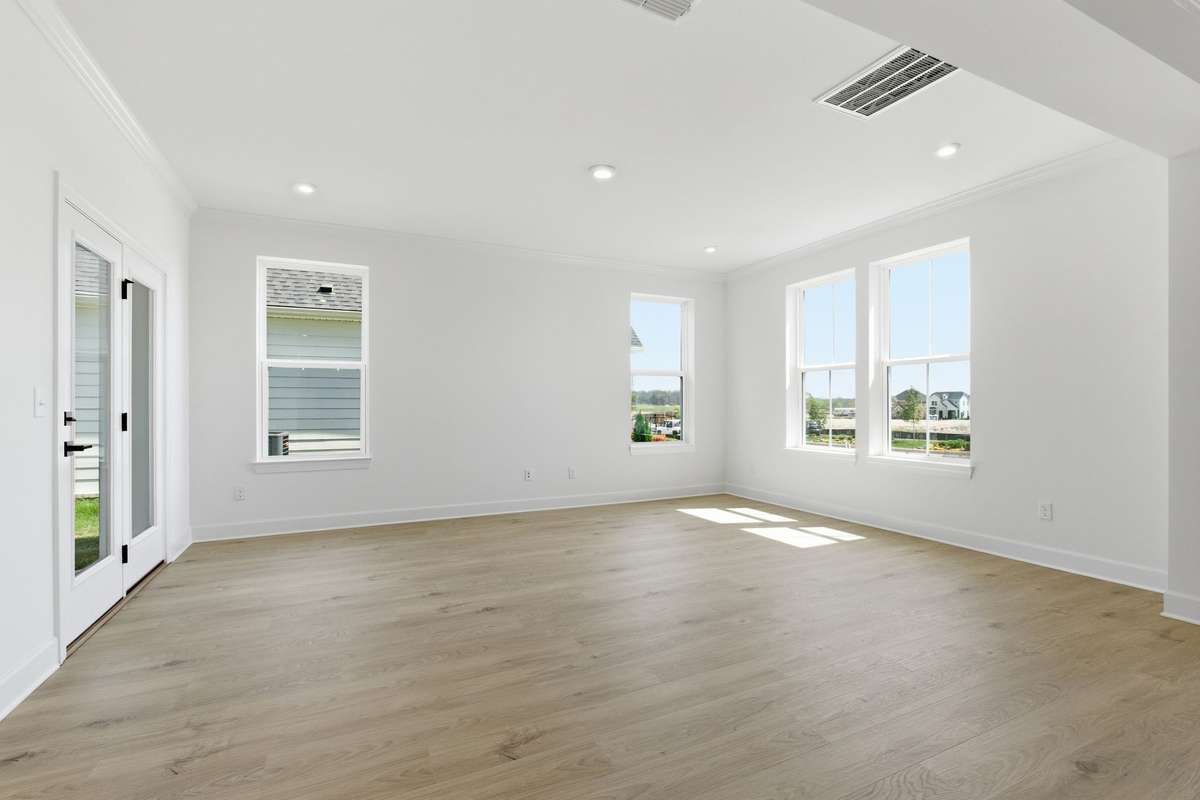 Oversized great room.