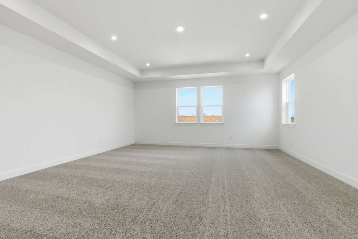 HUGE bonus room over the garage.