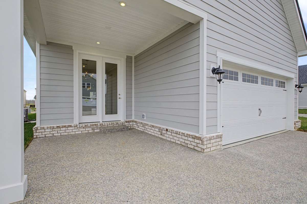 Rear covered patio