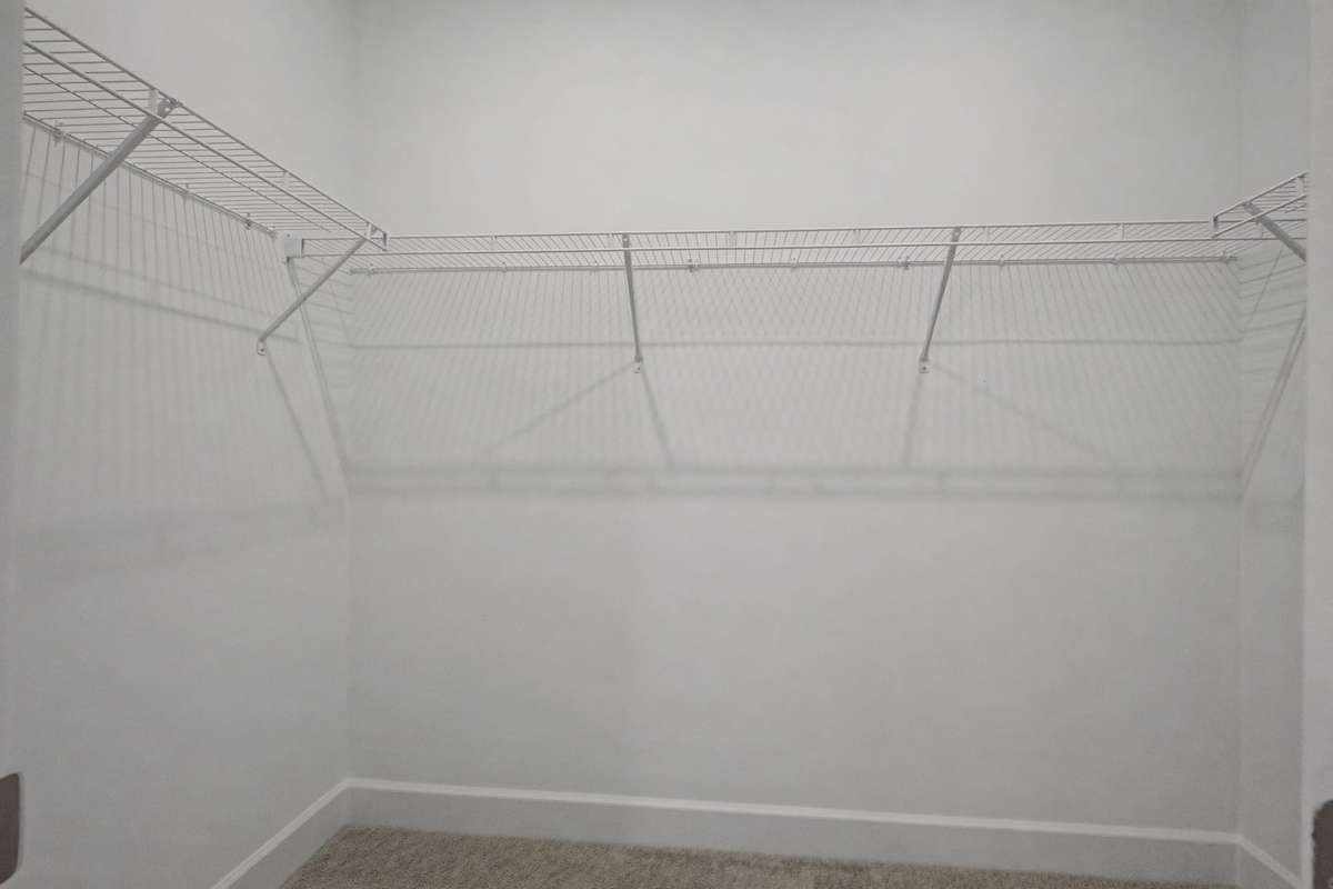 Primary closet.