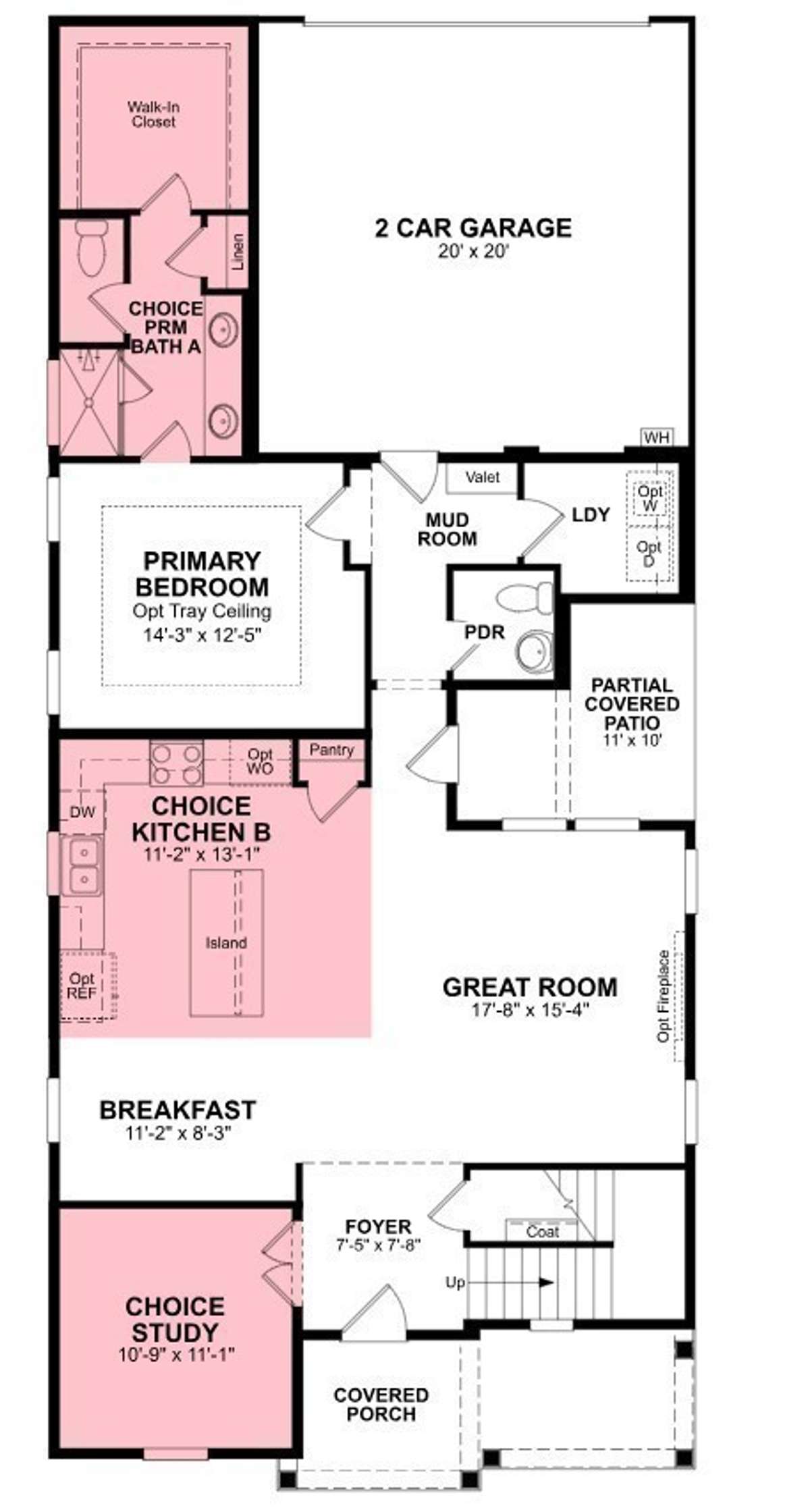 First floor layout.