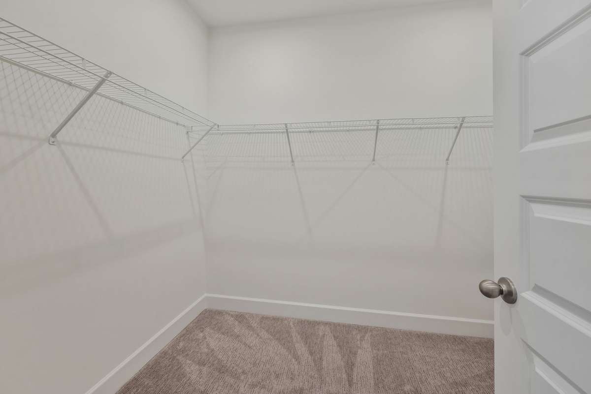 Primary walk in closet!