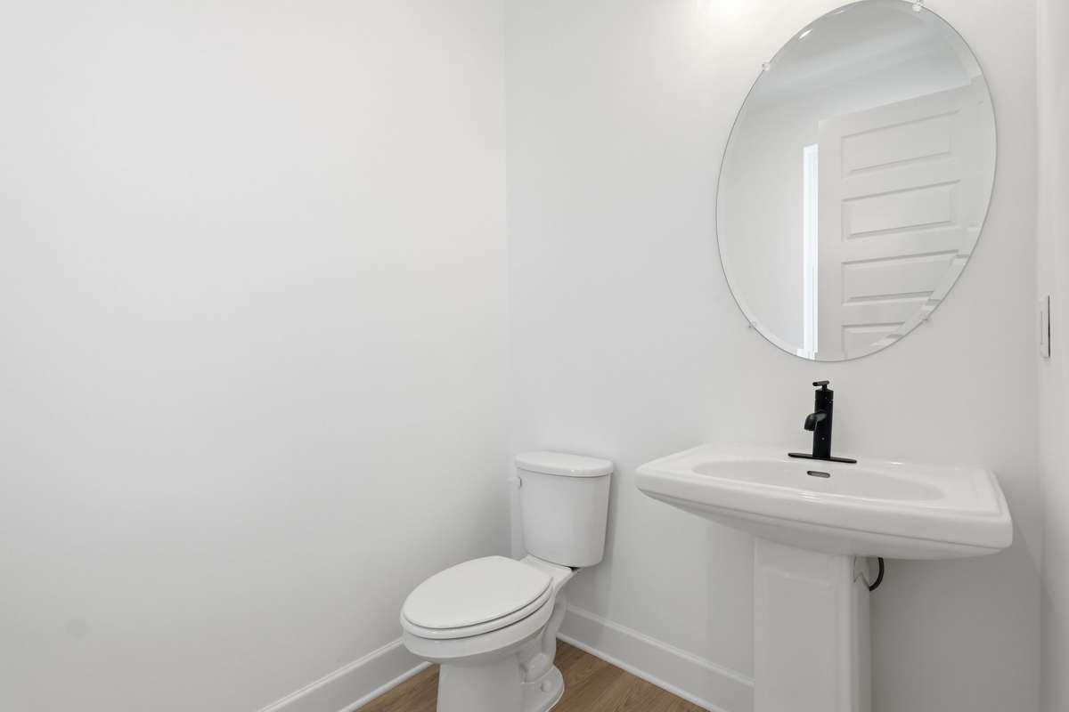 Powder bath.