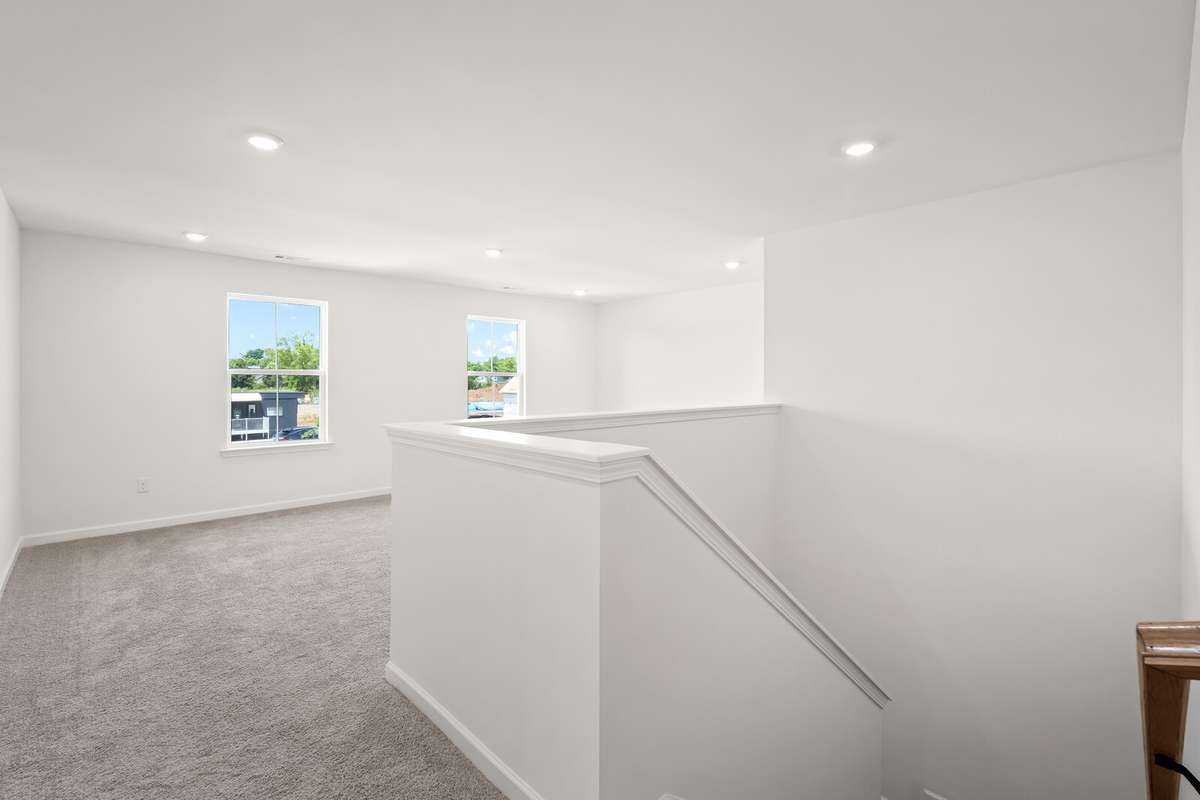 Versatile loft on the second floor