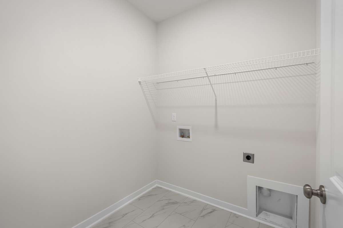 Laundry Room on main level
*Photo of a previously built Chelsey