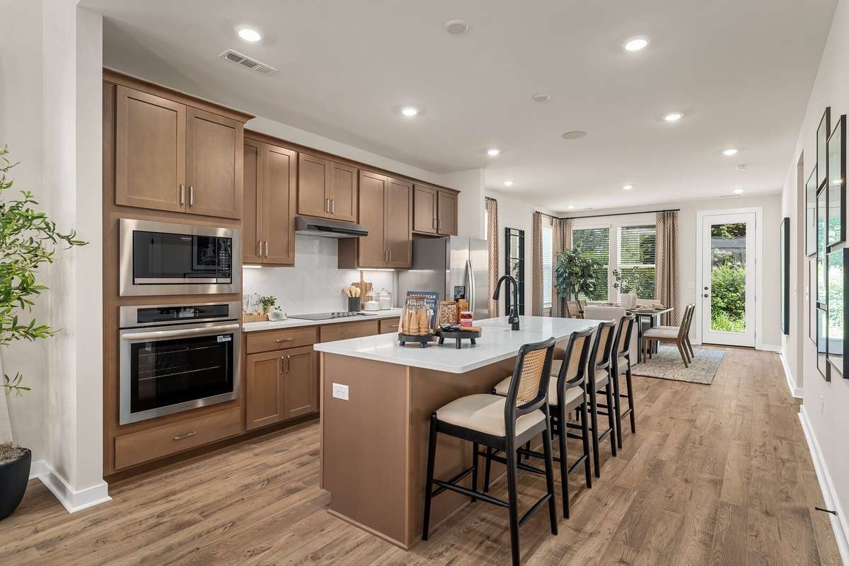 *Photo of our staged model home to show furniture and layout ideas