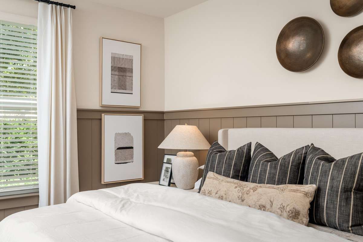 *Photo of our staged model home to show furniture and layout ideas