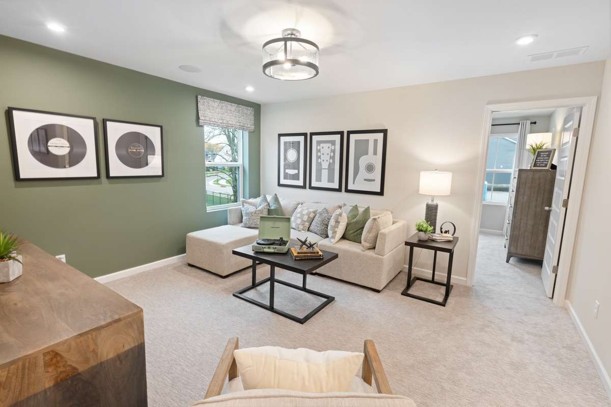 Sample Pics of Model Home* 
Loft at the top of the stairs
