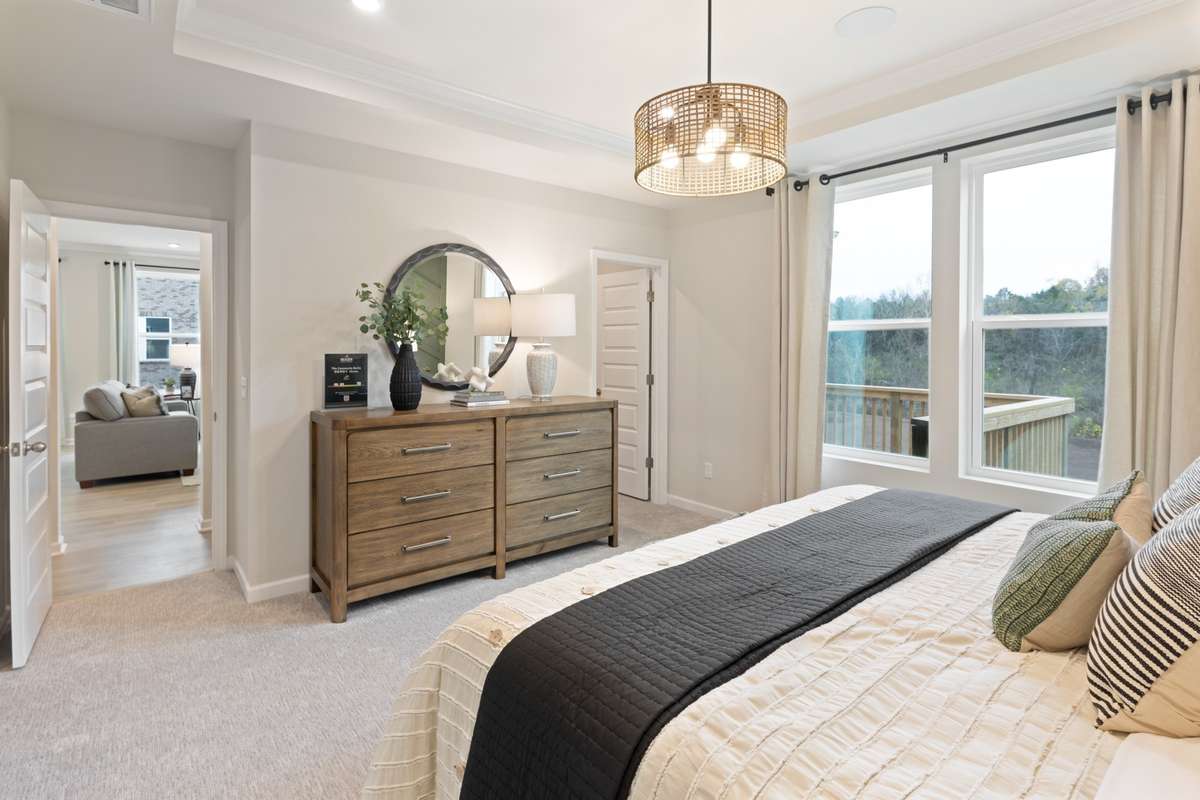Sample Pics of Model Home* 
Primary Bedroom on the main level with 2 walk-in closets!