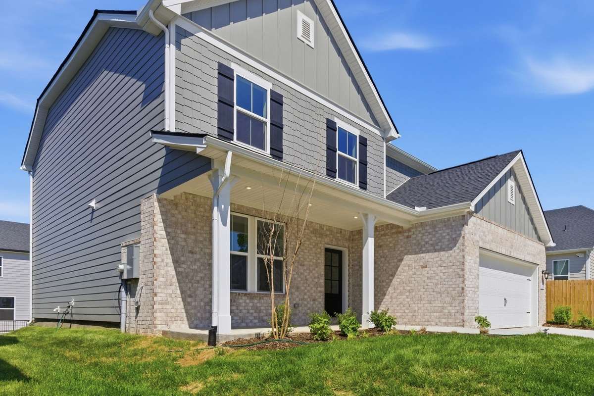 Spacious front porch