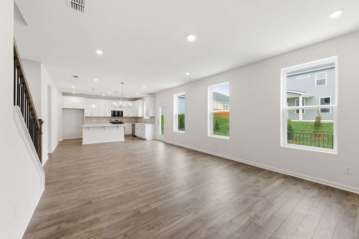 Ample windows for natural light